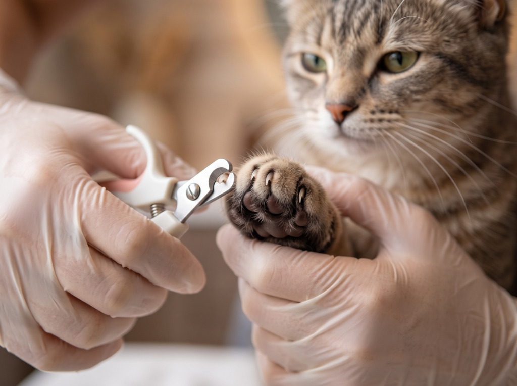 Pet nail trimming and claw clipping service