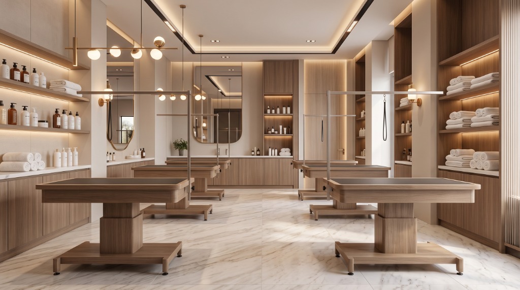 Tariq Pet Grooming clean studio environment